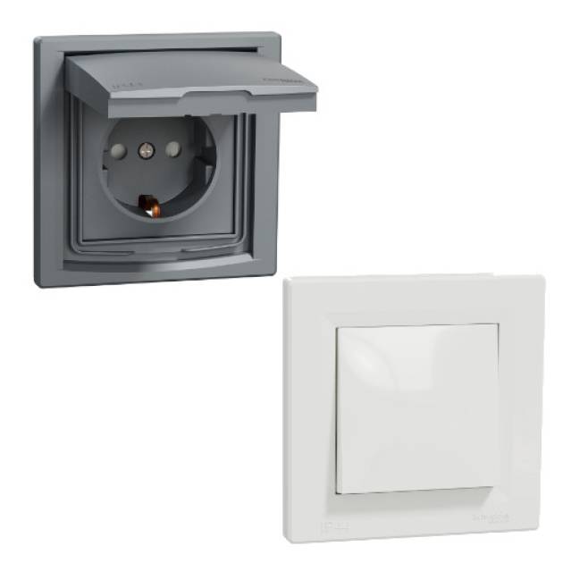 Asfora vízmentes kapcsoló & aljzat