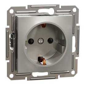 ASFORA 2P+F csatlakozóaljzat, csavaros, bronz