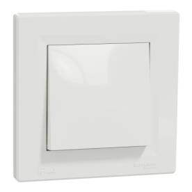 ASFORA Egypólusú kapcsoló - IP44, kerettel, fehér