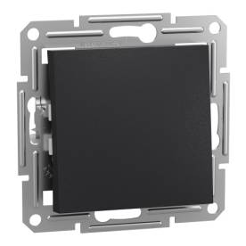 ASFORA Egypólusú kapcsoló, rugós bekötés, antracit (101)