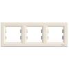 ASFORA Hármas keret, vízszintes, bézs 