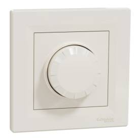 ASFORA LED fényerőszabályzó, univerzális, 370W, kerettel, bézs