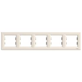 ASFORA Ötös keret, vízszintes, bézs