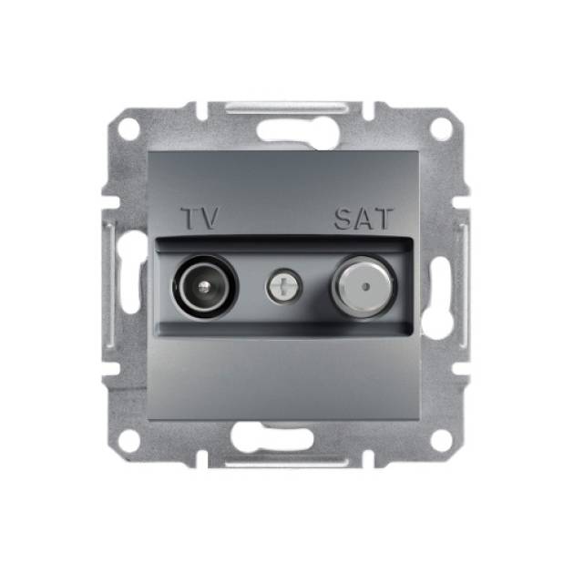 ASFORA TV/SAT aljzat, végzáró, 1 dB, acél 