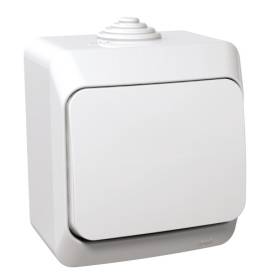 CEDAR PLUS Váltókapcsoló, IP44, fehér (106)