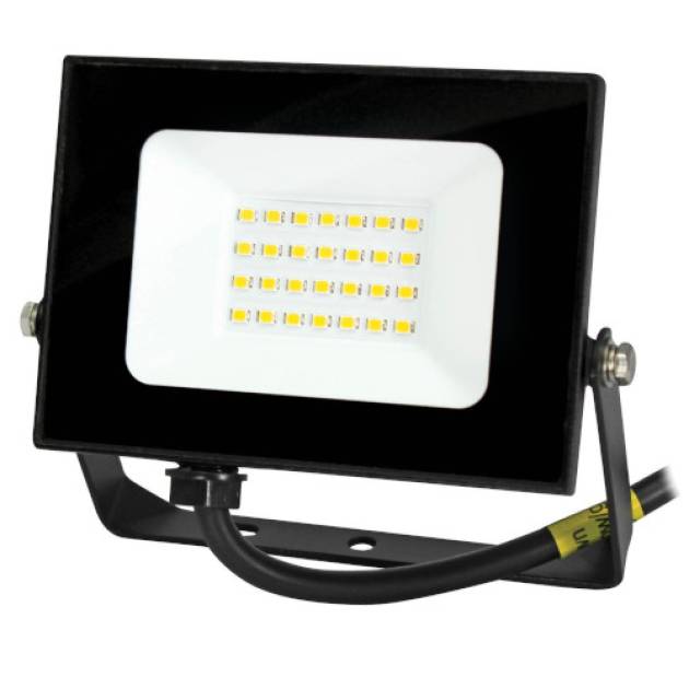 Commel LED reflektor Economy Line 20W 1600lm 4000K IP65 fekete 