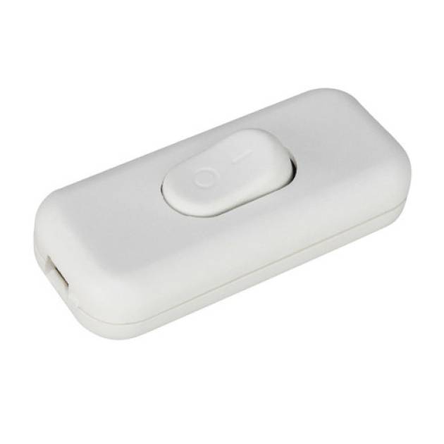 Commel zsinórközi kapcsoló 1P 2,5A fehér 