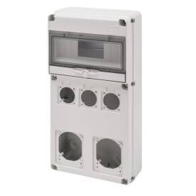 Dugaszoló kiselosztó 16A/230V 10M 3x(50x50mm)+2x16A-dugaljhely  68Q-DIN GEWISS