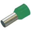 Érvéghüvely szigetelt normál 0.34mm2 6mm smaragd Haupa 