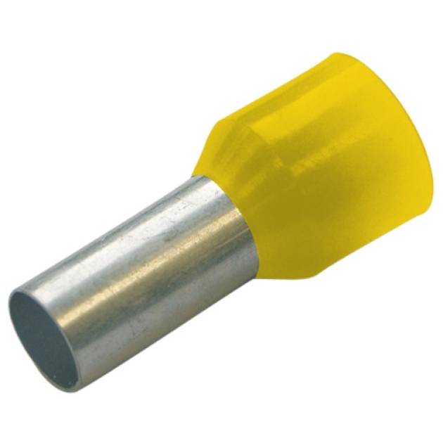 Érvéghüvely szigetelt normál 70mm2 21mm sárga Haupa 
