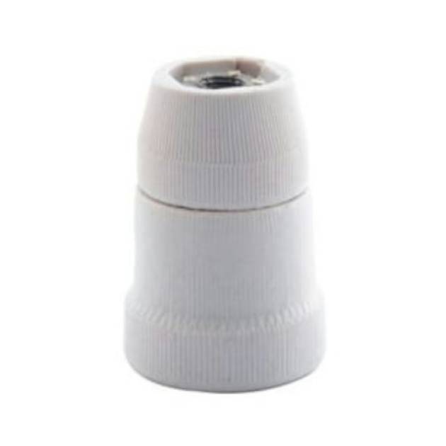 Foglalat E27 porcelán, függesztő 