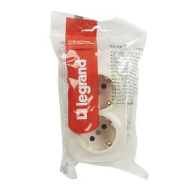 Forix IP20 falon kívüli 2x2P+F csatlakozóaljzat, 16 A, biztonsági zsaluval, bézs