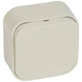 Forix IP20 falon kívüli egypólusú kapcsoló, 10 AX - 250 V~ bézs