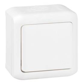 Forix IP44 falon kívüli egypolusú kapcsoló 10 AX - 250 V~ fehér