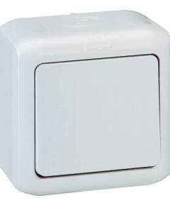 Forix IP44 falon kívüli egypólusú nyomó 6 A - 250 V~ szürke