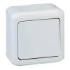 Forix IP44 falon kívüli egypólusú nyomó 6 A - 250 V~ szürke 