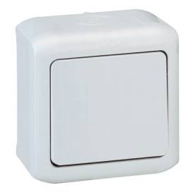 Forix IP44 falon kívüli váltókapcsoló 10 AX - 250 V~ szürke