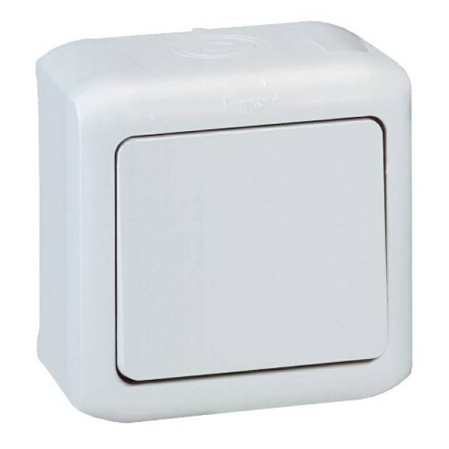 Forix IP44 falon kívüli váltókapcsoló 10 AX - 250 V~ szürke 