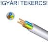 H05VV-F|MT 2x2,5mm2 PVC szigetelésű sodrott réz erű kábel, gyári tekercs 
