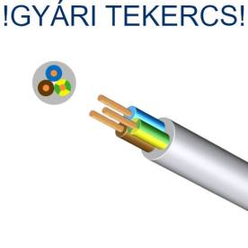 H05VV-F|MT 3x4mm2 PVC szigetelésű sodrott réz erű kábel, gyári tekercs