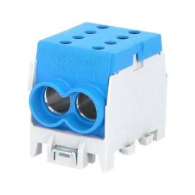 HLAK 70-1/2 Fővezetéki leágazókapocs 250/250A Cu/Al csavaros 4x70mm2 kék