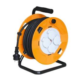 Home HJR 10-50 kábeldob, 50 m, fém talp, IP44-es védelem, H07RN-F 3G1,5 mm2 kábe