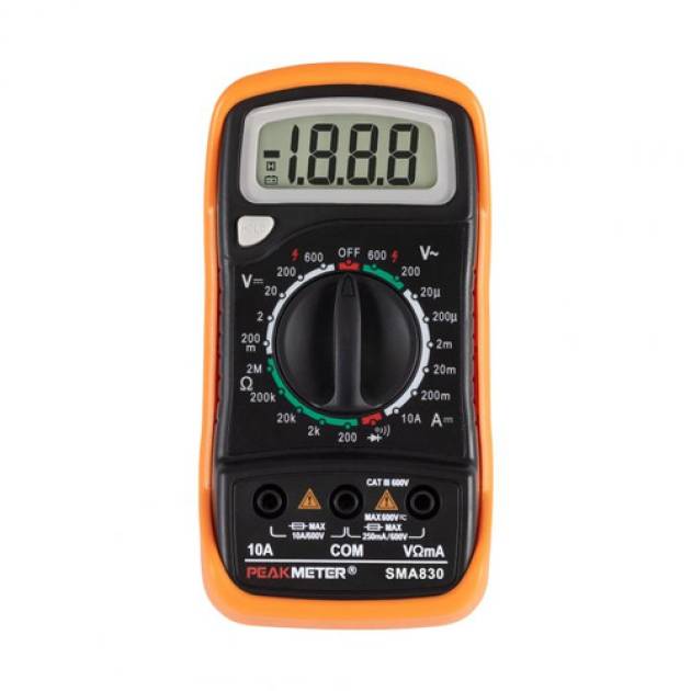 Home SMA 830 digitális multiméter, gyenfeszültség, váltófeszültség, egyenáram, e 