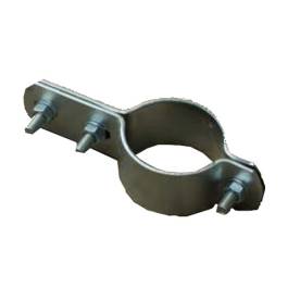 Horganyzott 2 cső tetőtartó bilincs, felső, 3 csavaros