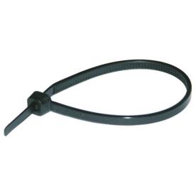 Kötegelő 370mm x 7.6mm fekete műanyag belsőfogas 106mm-max.kötegátmérő Haupa