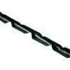 Kötegelő átm 4-5mm szalag spirál fekete- TRACON 