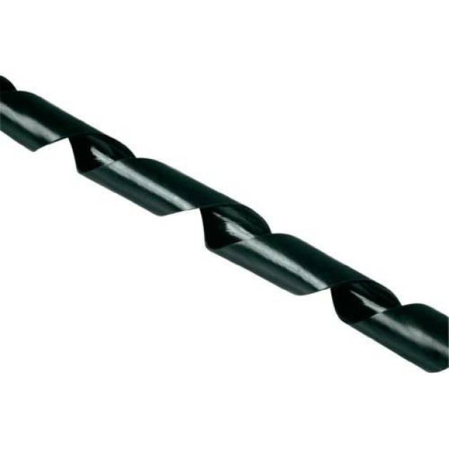 Kötegelő átm 4-5mm szalag spirál fekete- TRACON 