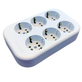 Legrand 6x2P+F elosztósor vezeték nélküli, fehér