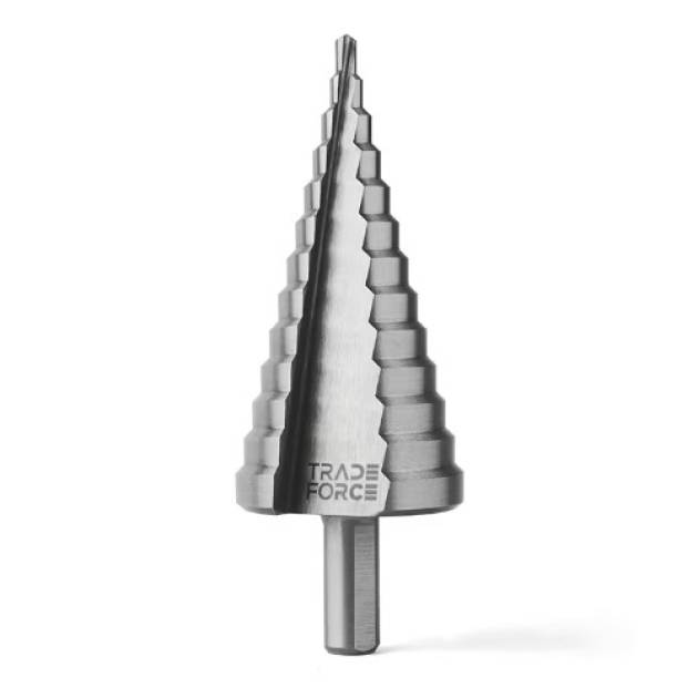 Lépcsős fúró 6-52mm nagy sebességű 6542-es acélból 