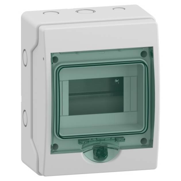 MUREVA (Kaedra) Mini elosztó, átlátszó ajtó, 1x6 modul 