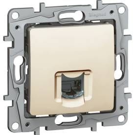 Niloé 1xRJ45 Cat6 UTP aljzat köröm nélkül bézs