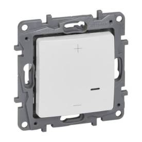 Niloé nyomógombos fényerőszabályzó 125W, 2 vezetékes, fehér
