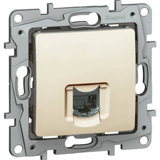 Niloé RJ45 Cat.6 UTP csatlakozóaljzat, bézs 