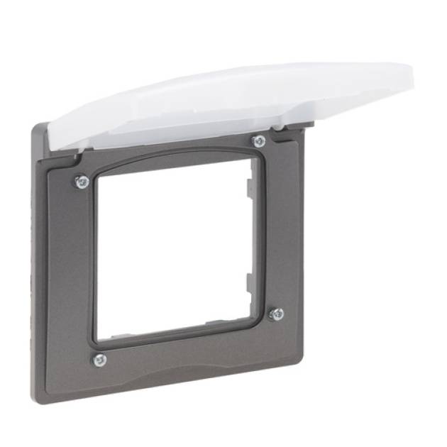 Niloé Step 1-es keret, IP44, grafit szürke 