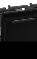 Niloé Step elektronikus hotelkártya-kapcsoló, fekete