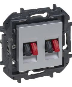 Niloé Step kettős hangszóró aljzat, alumínium