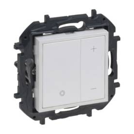 Niloé Step nyomógombos fényerőszabályzó 125W, 2 vezetékes, fehér