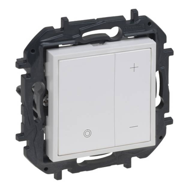 Niloé Step nyomógombos fényerőszabályzó 125W, 2 vezetékes, fehér 