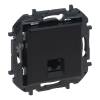 Niloé Step RJ45 Cat.6 FTP aljzat, fekete 