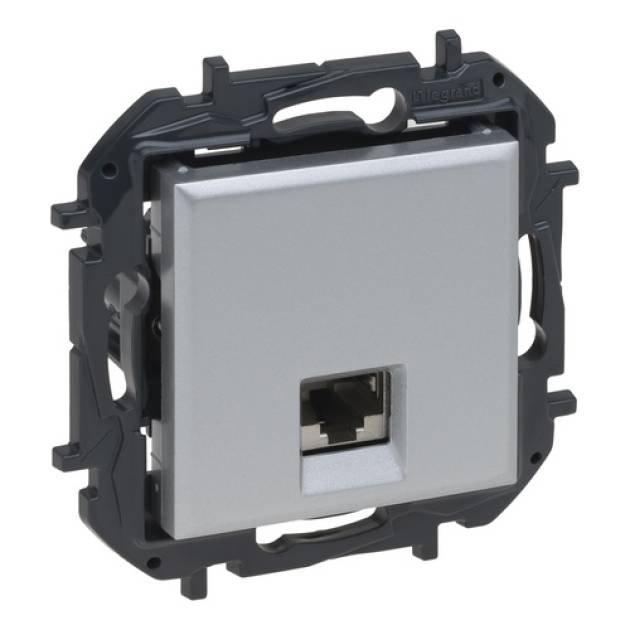 Niloé Step RJ45 Cat.6A STP aljzat, alumínium 