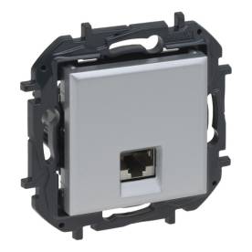 Niloé Step RJ45 Cat.6A STP aljzat, alumínium