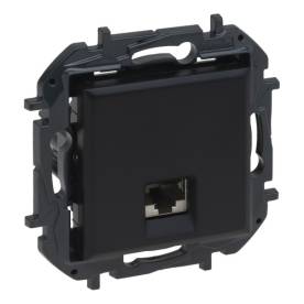 Niloé Step RJ45 Cat.6A STP aljzat, fekete