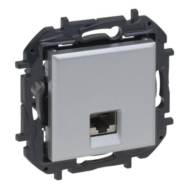 Niloé Step RJ45 Cat.6A UTP aljzat, alumínium 