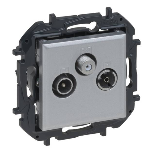 Niloé Step TV-R-SAT csillagpontos aljzat (1,5 dB), alumínium 