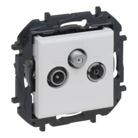 Niloé Step TV-R-SAT csillagpontos aljzat (1,5 dB), fehér