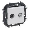 Niloé Step TV-SAT csillagpontos aljzat (1,5 dB), fehér 